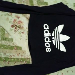 Adidas crop hoodie